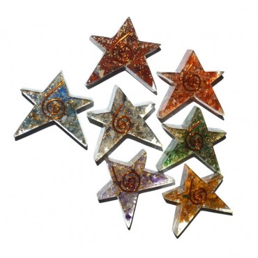 Seven Chakra Pentagram Star Set