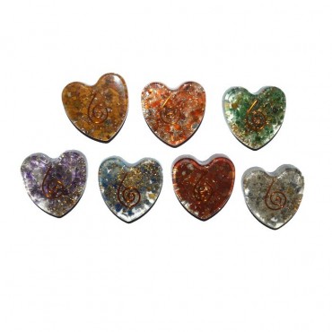 Seven Chakra Hearts Set