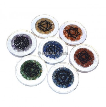 7 Chakra Coaster Set