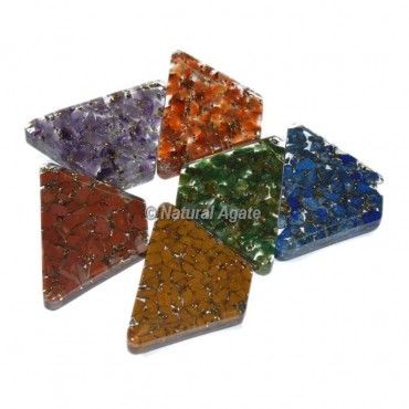 Agate Trapezoid Orgone Chakra Set