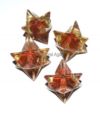 Orgone Red Jasper Merkaba Star