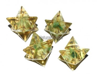 Orgone Green Aventurine Merkaba Star