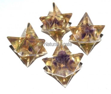 Orgone Amethyst Merkaba Star