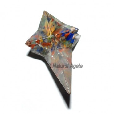 Orgone Seven Chakra Magic Stick Merkaba Stars