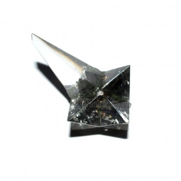 Orgone Black Tourmaline Magic Stick Merkaba Star