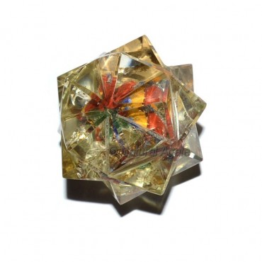 Orgone 20 Point Chakra Stone Merkaba Star