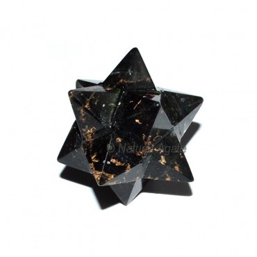 Orgone Black Tourmaline 20Point Merkaba Star