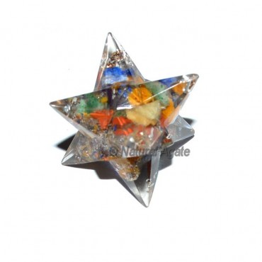 Orgone 12 Point Seven Chakra Merkaba Star