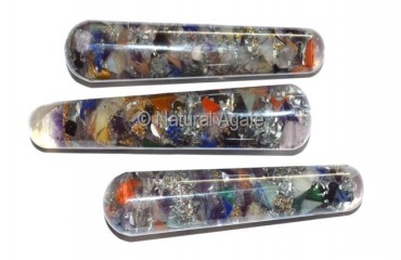 Orgone Chakra Stone Smooth Massage Wands