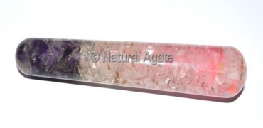 Orgone Ame-Cry-Rose Smooth Massage Wands