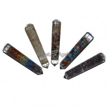 Mix Stone Precious Massage Wands