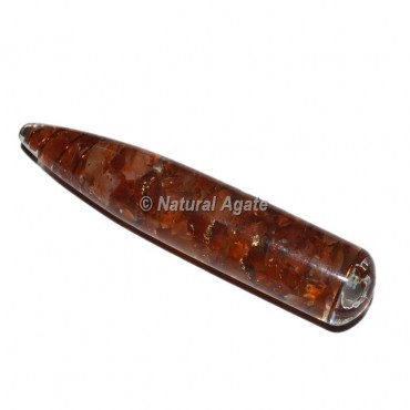 Carnelian Orgone Healing Wand