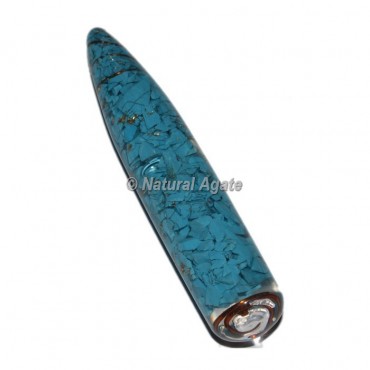 Turquoise Orgone Healing Wand