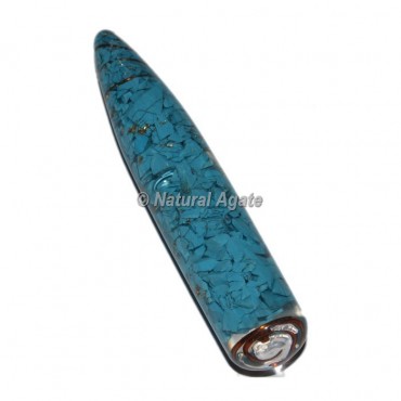 Turquoise Orgone Healing Wand