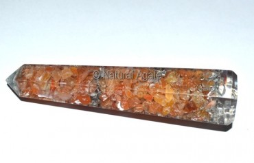 Orgone Peach Aventurine Obelisk