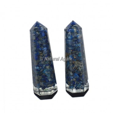 Lapis Lazuli Orgone Obelisk Point