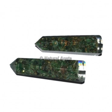 Green Aventurine Orgone Obelisk Point