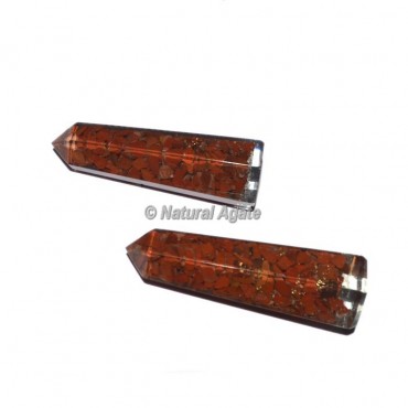 Red Jasper Orgone Obelisk Point