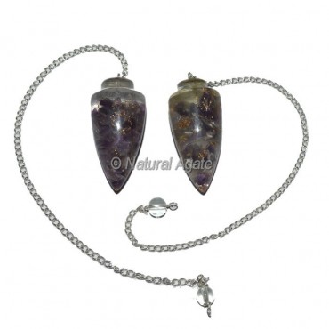 Amethyst Plane Orgone Pendulum