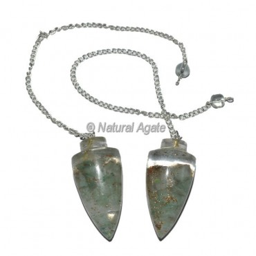 Green Aventurine Plane Orgone Pendulum