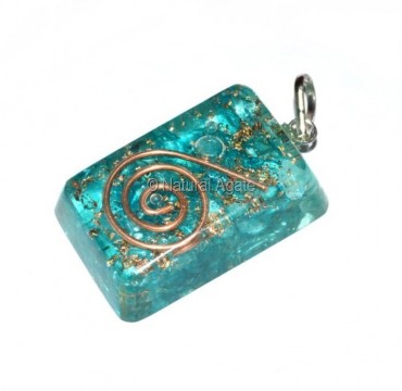 Orgone Aqua Pendants