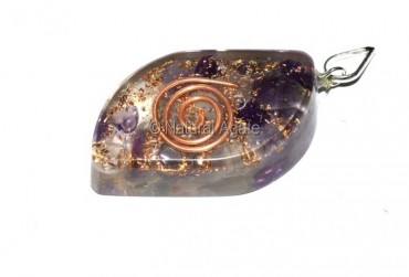 Orgone Amethyst Eye Pendants