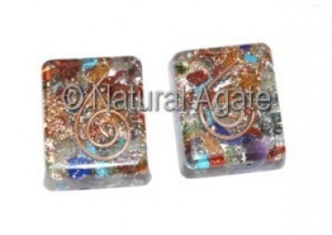 Orgone Chakra Square Pendants