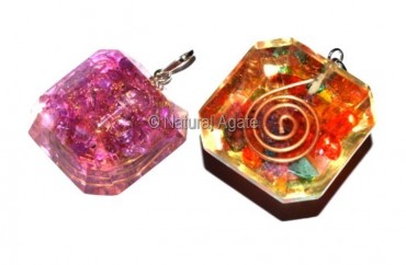 Orgone Multi stone Pendants