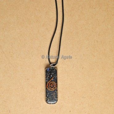 Black Tourmaline Orgonite Pendants