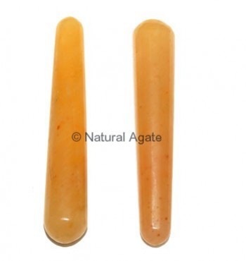 Golden Quartz Plane Massage Wands