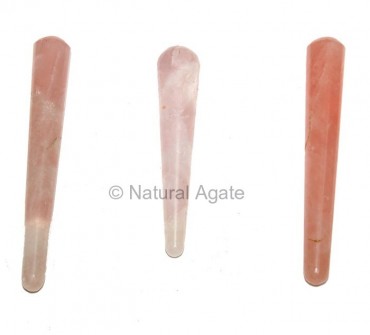 Rose Quartz Plane Massage Wands