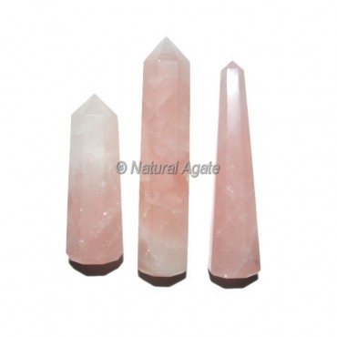 Rose Quartz Obelisk Healing Points