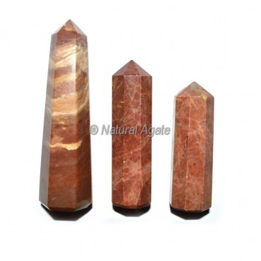 Red Jasper Obelisk Points