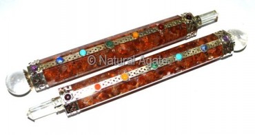 Carnelian Orgone Wands