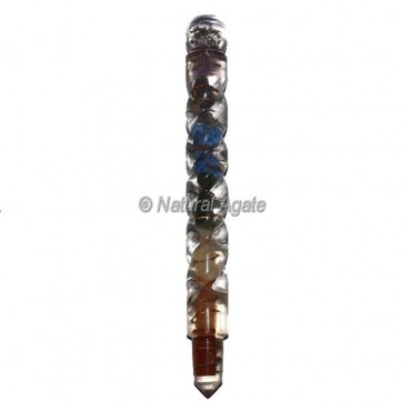 Seven Chakra Orgone Healing Wand