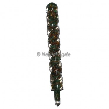 Green Aventurine Orgone Wands