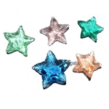 Star Shape Glass Arrowheads