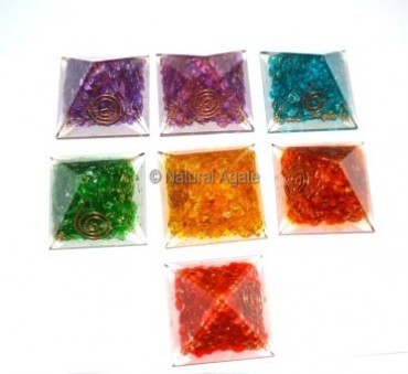 Orgone Multi Crystal Pyramids