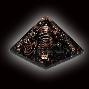 Black Tourmaline Choko Reiki Orgone Pyramids