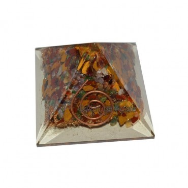 Mix Gemstone Orgone Pyramids