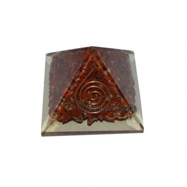 Red Jasper Orgone Pyramids