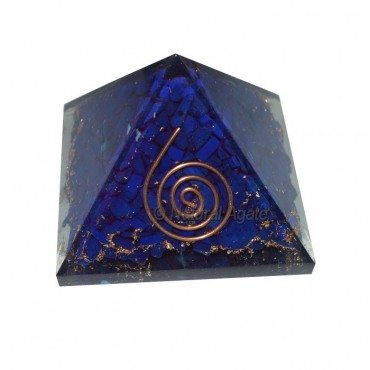 Syntactic Lapis Lazuli Orgone Pyramids