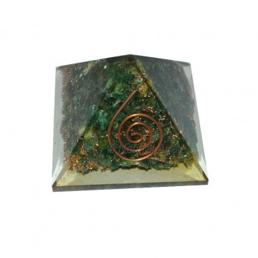 Green Aventurine Orgone Pyramids