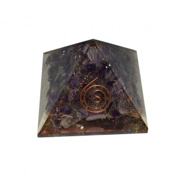 Amethyst Orgone Pyramids