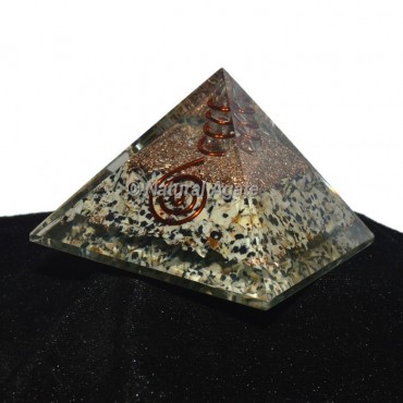 Dalmation Jasper Orgonite Pyramid