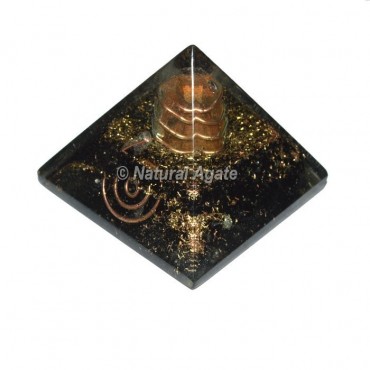 Black Tourmaline Orgonite Pyramid