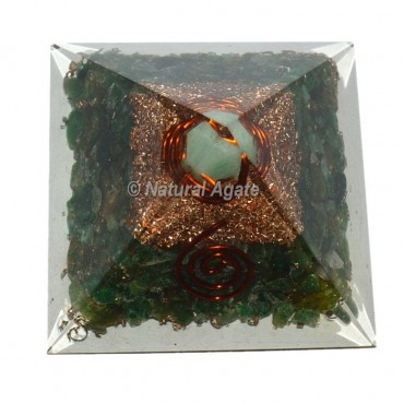 Green Aventurine Orgone Pyramid