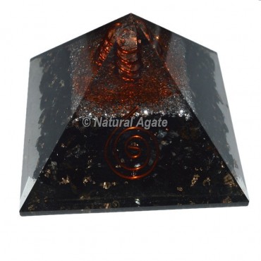 Black Tourmaline Orgone Pyramid