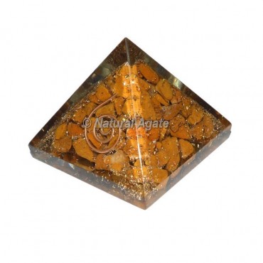 Yellow Jasper Small Orgone Pyramid