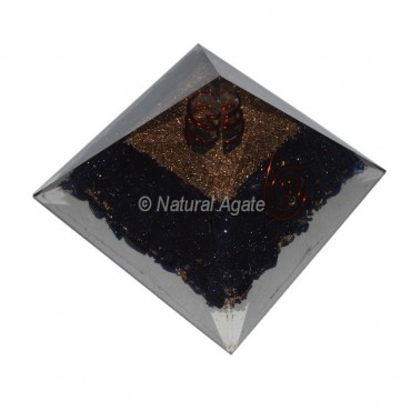 Black Tourmaline Small Orgone Pyramid